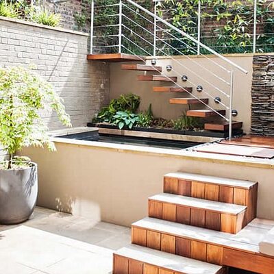 Bright patio