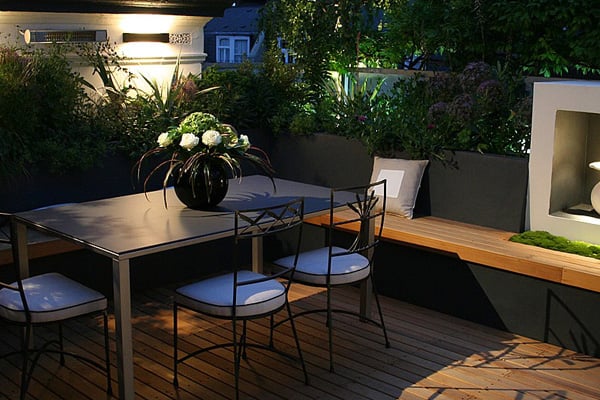 Modern patio